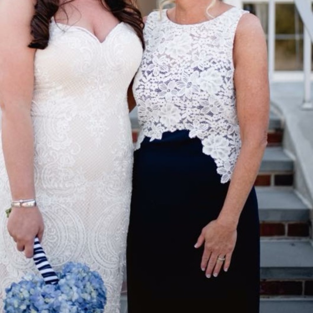 Long navy Ralph Lauren dress